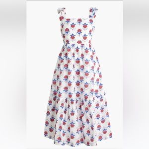 Jcrew Factory Squareneck midi dress.